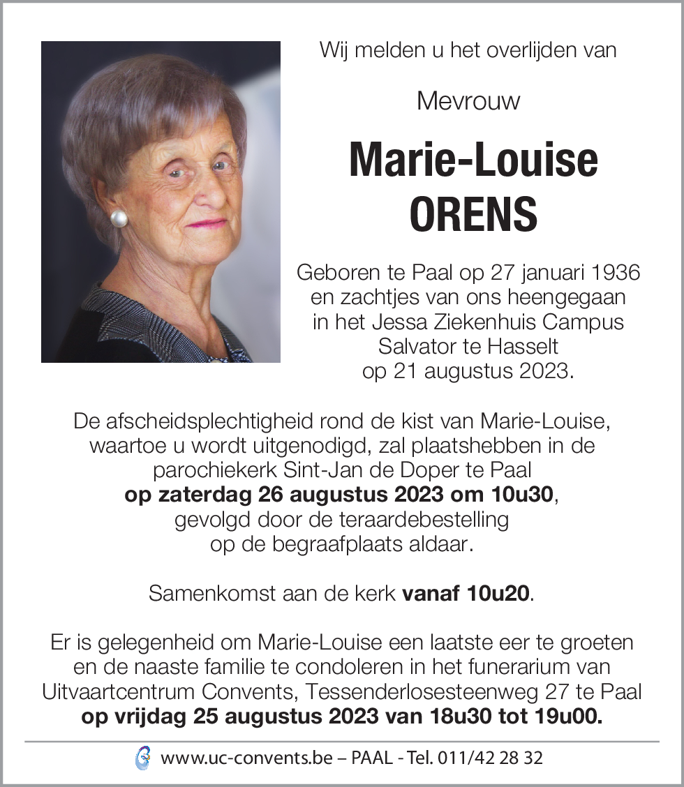 Marie - Louise Orens