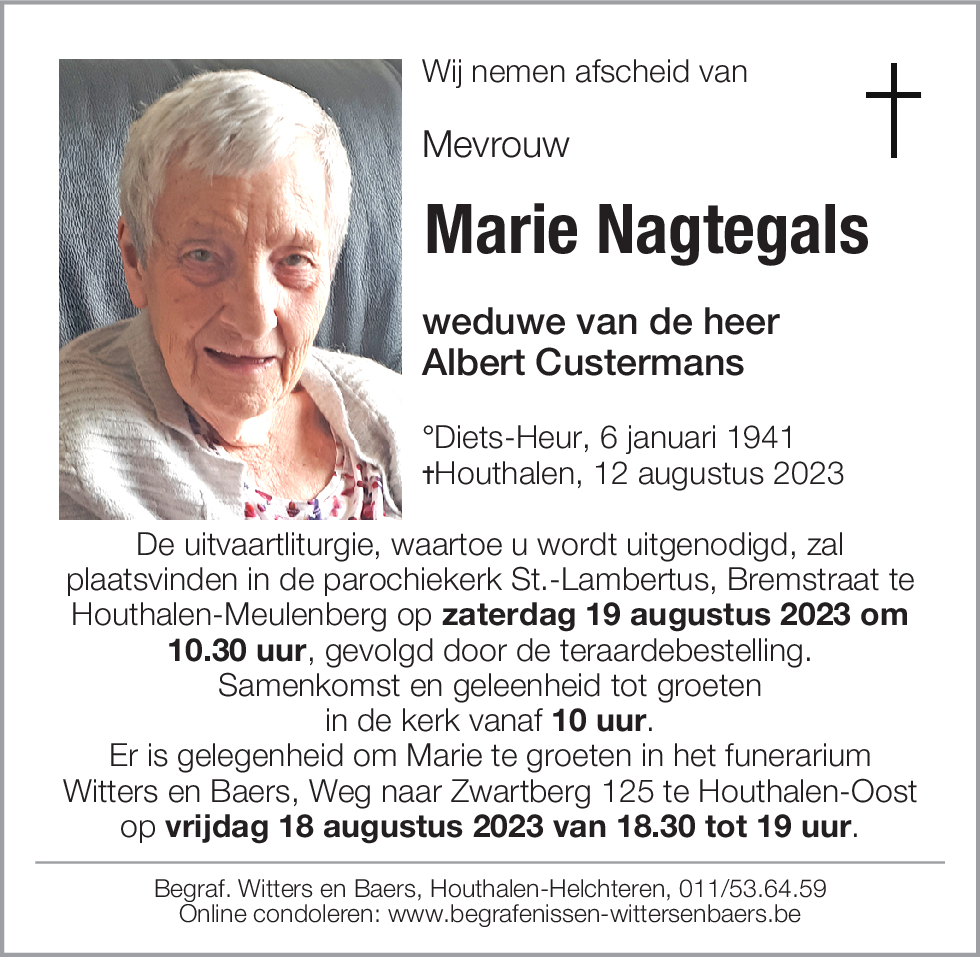 Marie Nagtegals