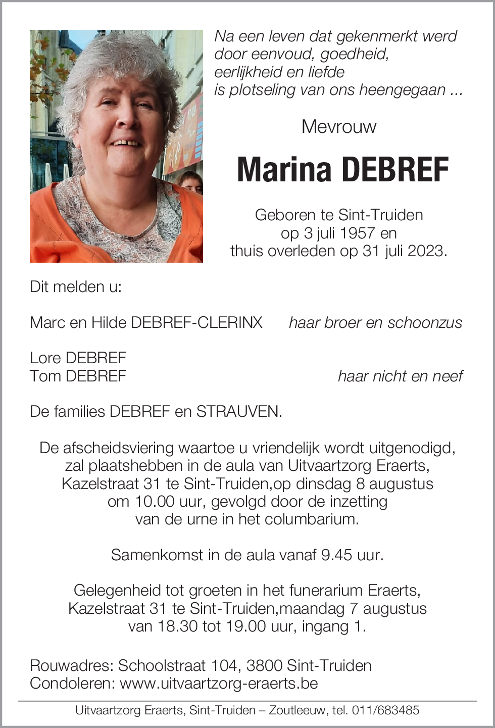 Marina DEBREF