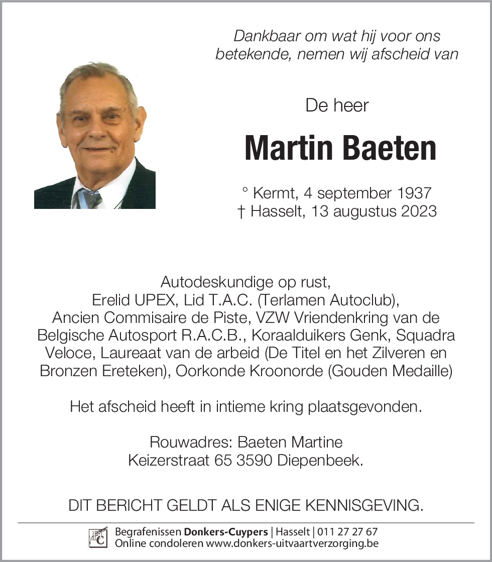Martin Baeten