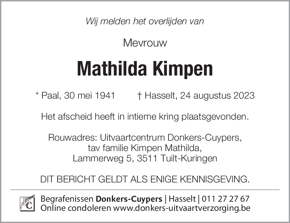 Mathilda Kimpen