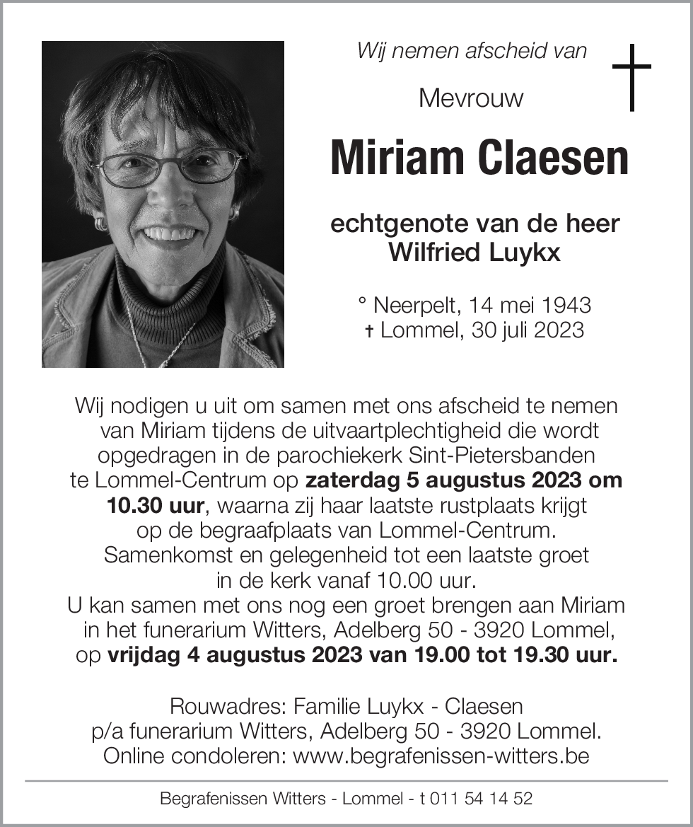 Miriam Claesen