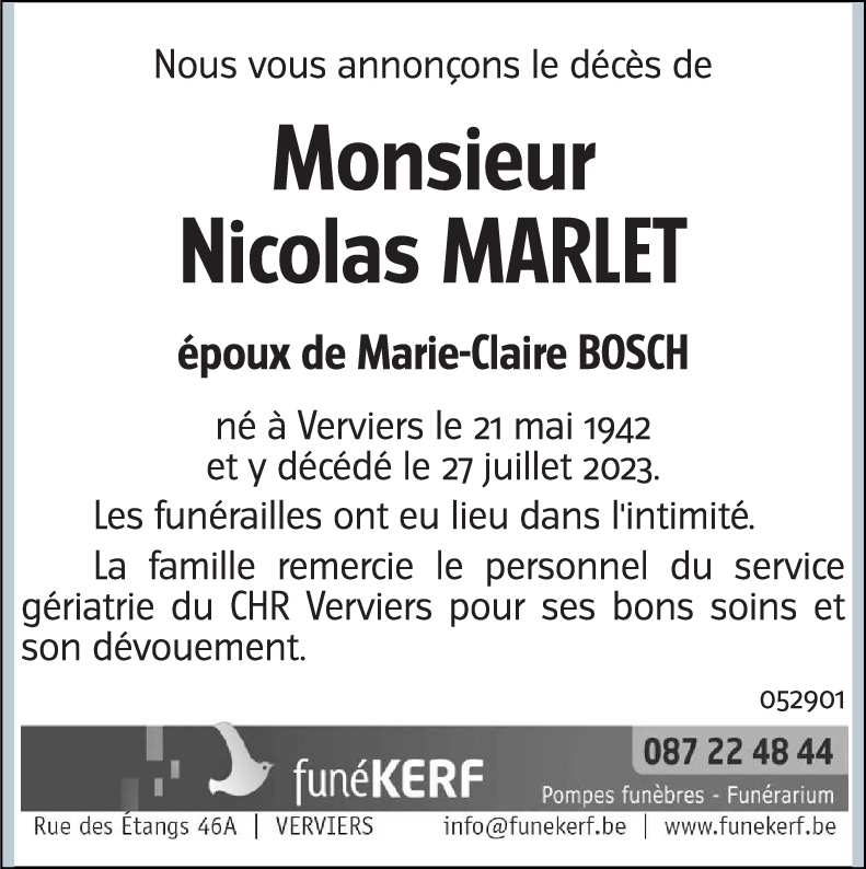 Nicolas MARLET