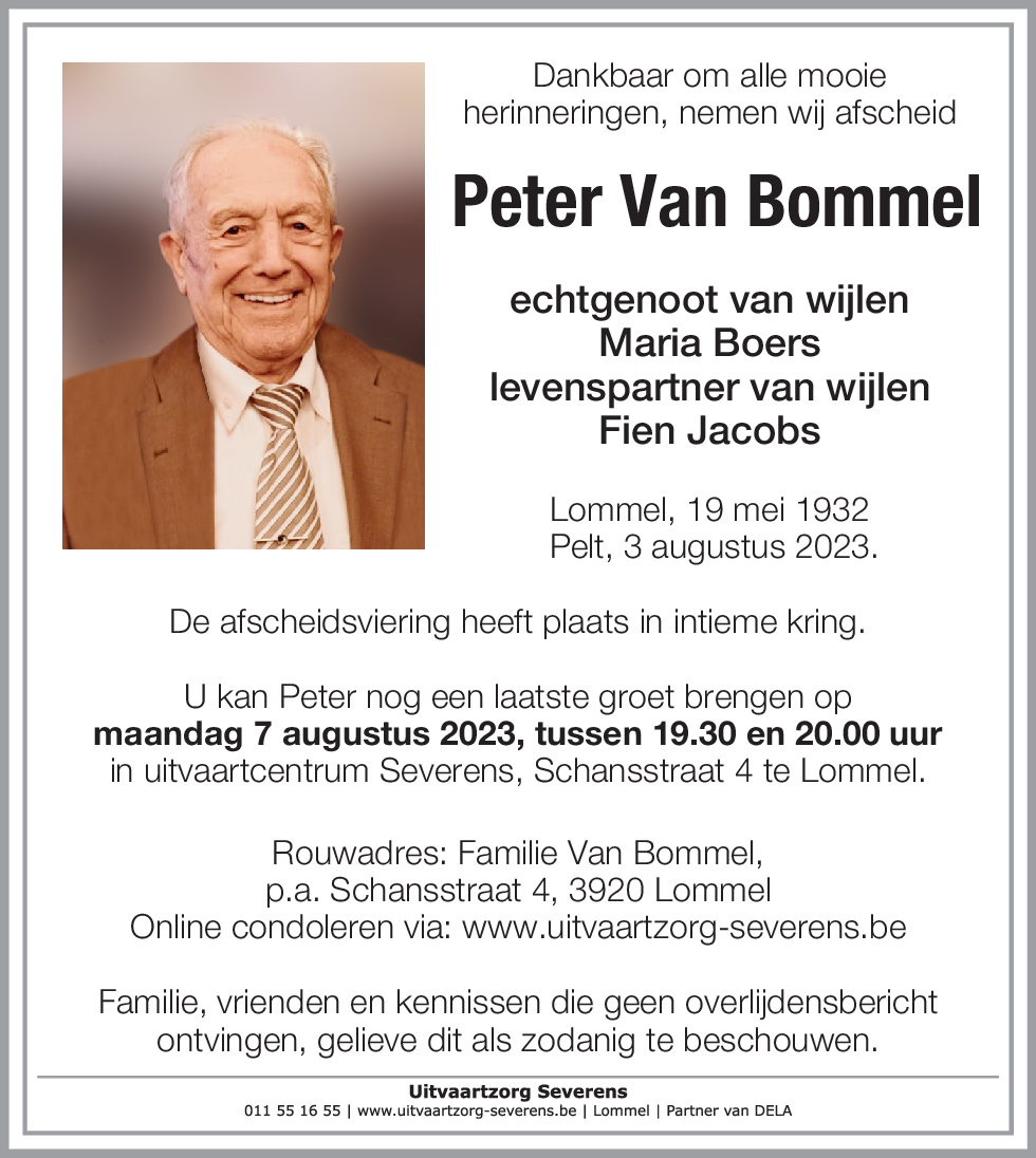 Peter Van Bommel