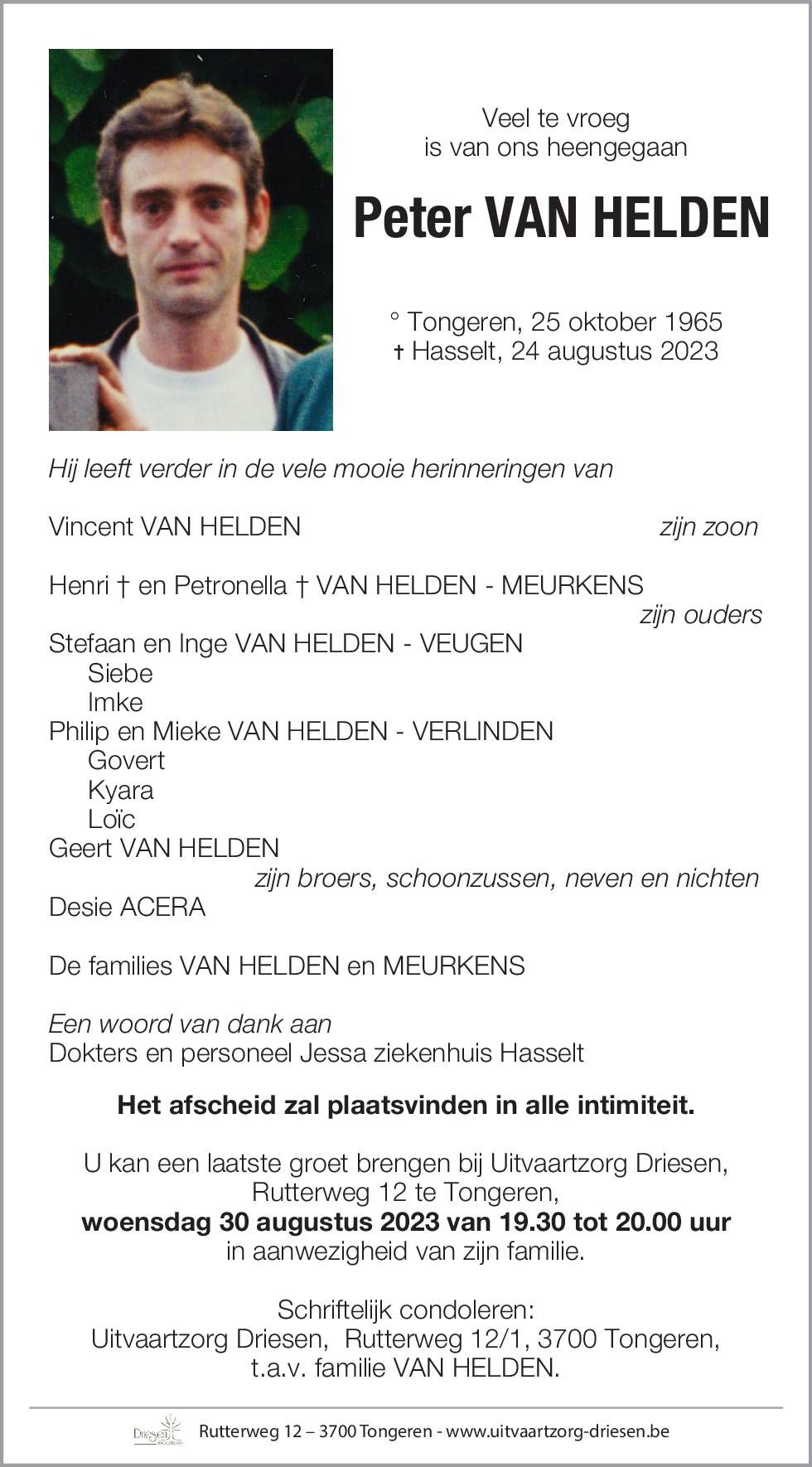 Peter Van Helden