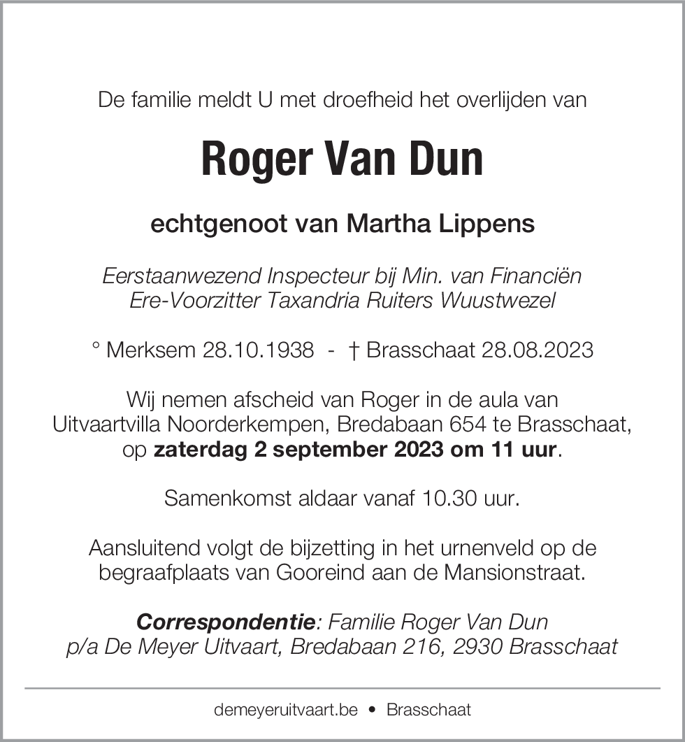 Roger Van Dun