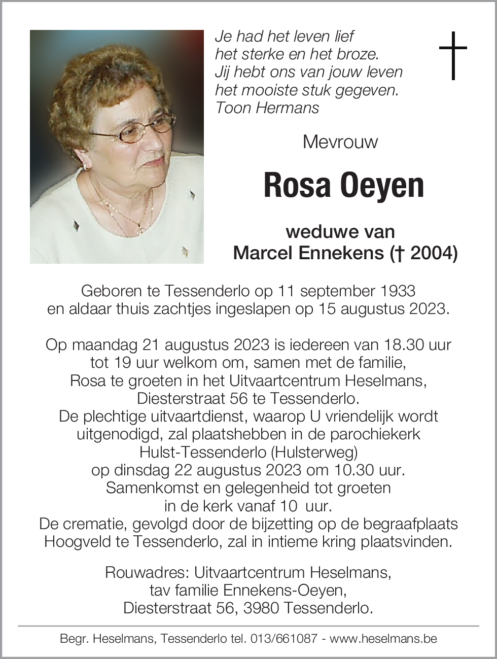 Rosa Oeyen