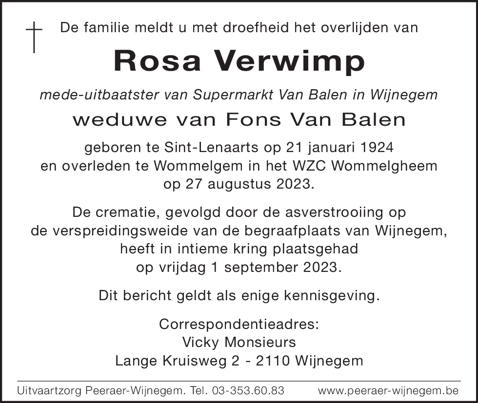 Rosalia Verwimp