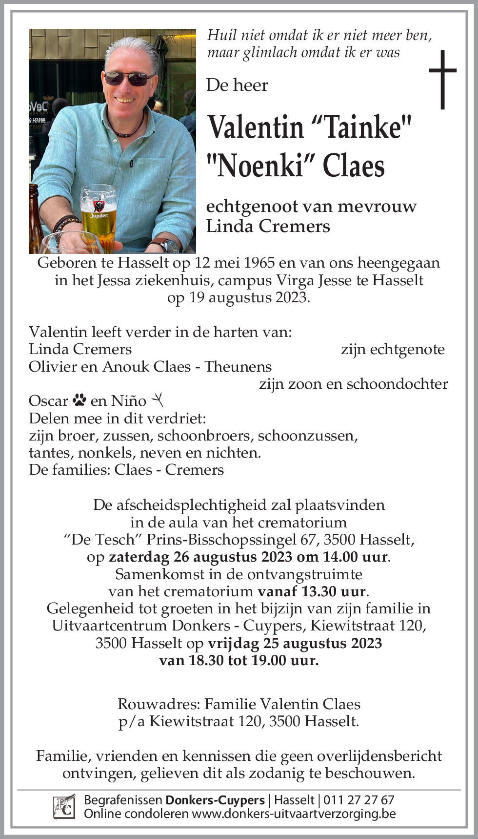 Valentin “tainke noenki” Claes