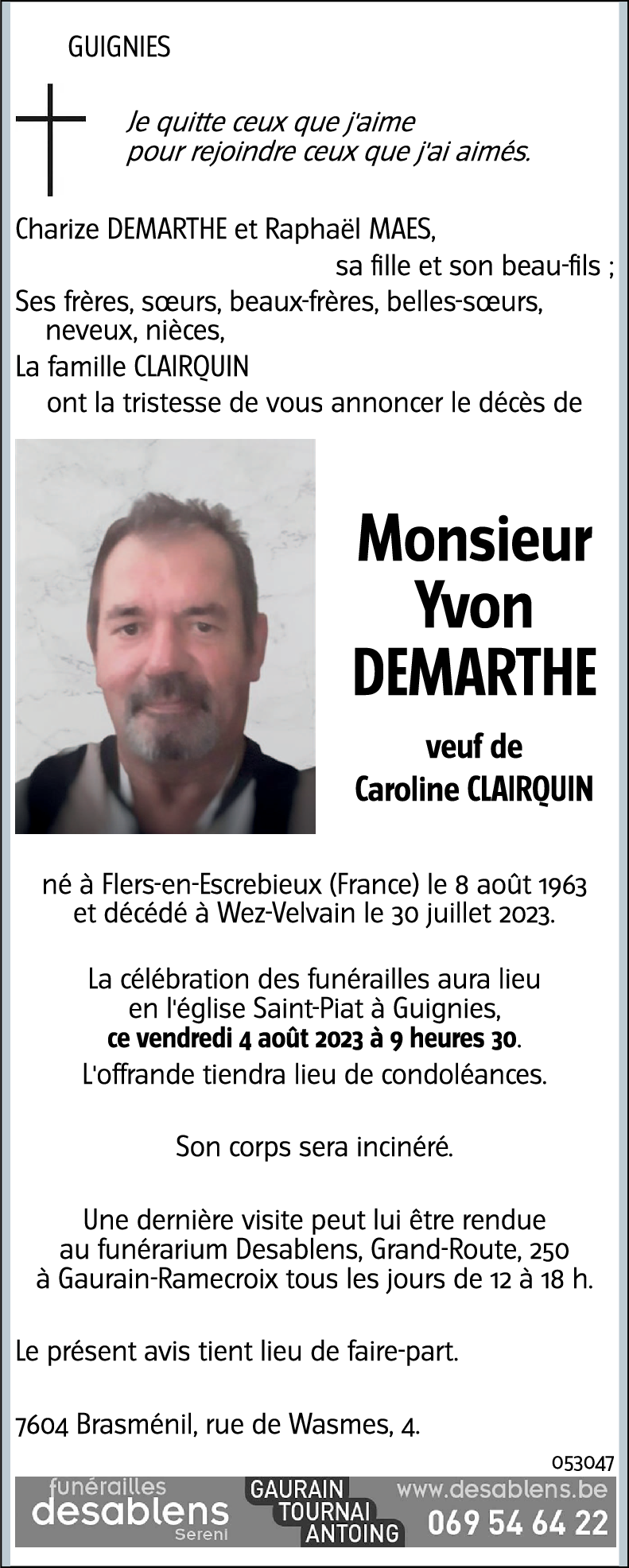 Yvon DEMARTHE