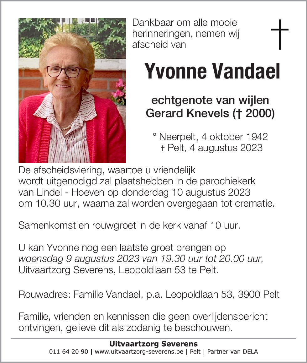 Yvonne Vandael