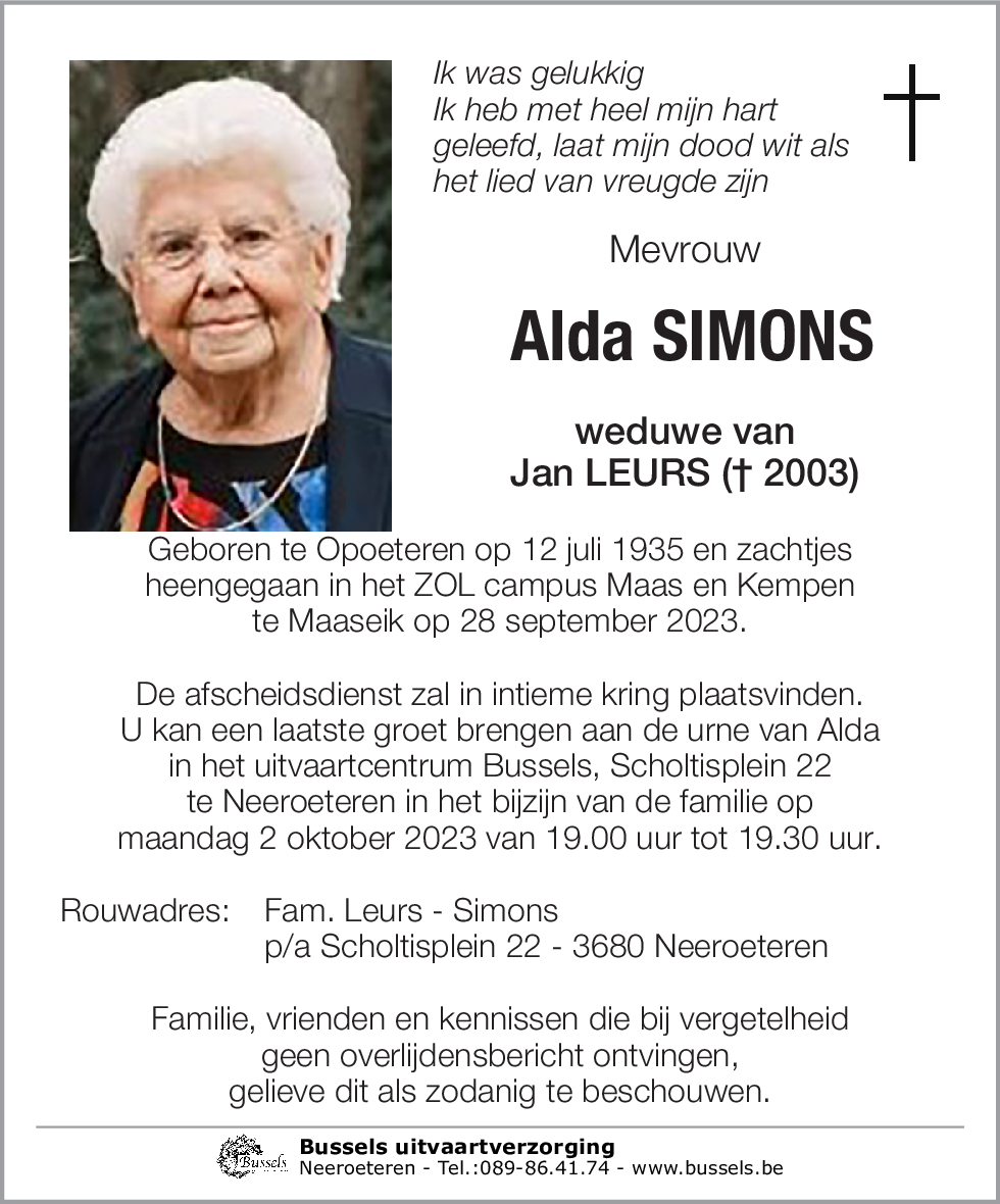 Alda SIMONS