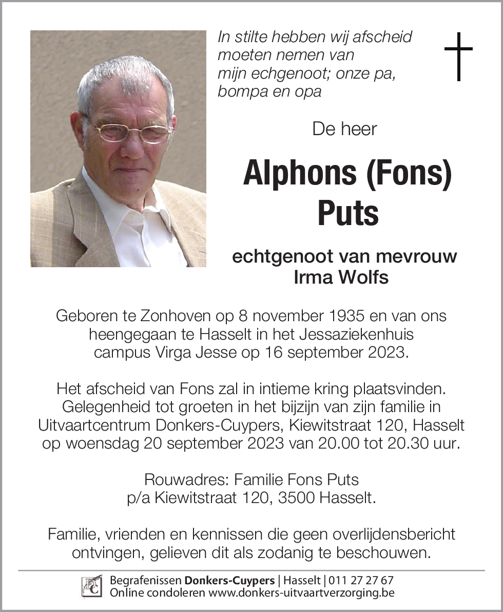 Alphons (Fons) Puts