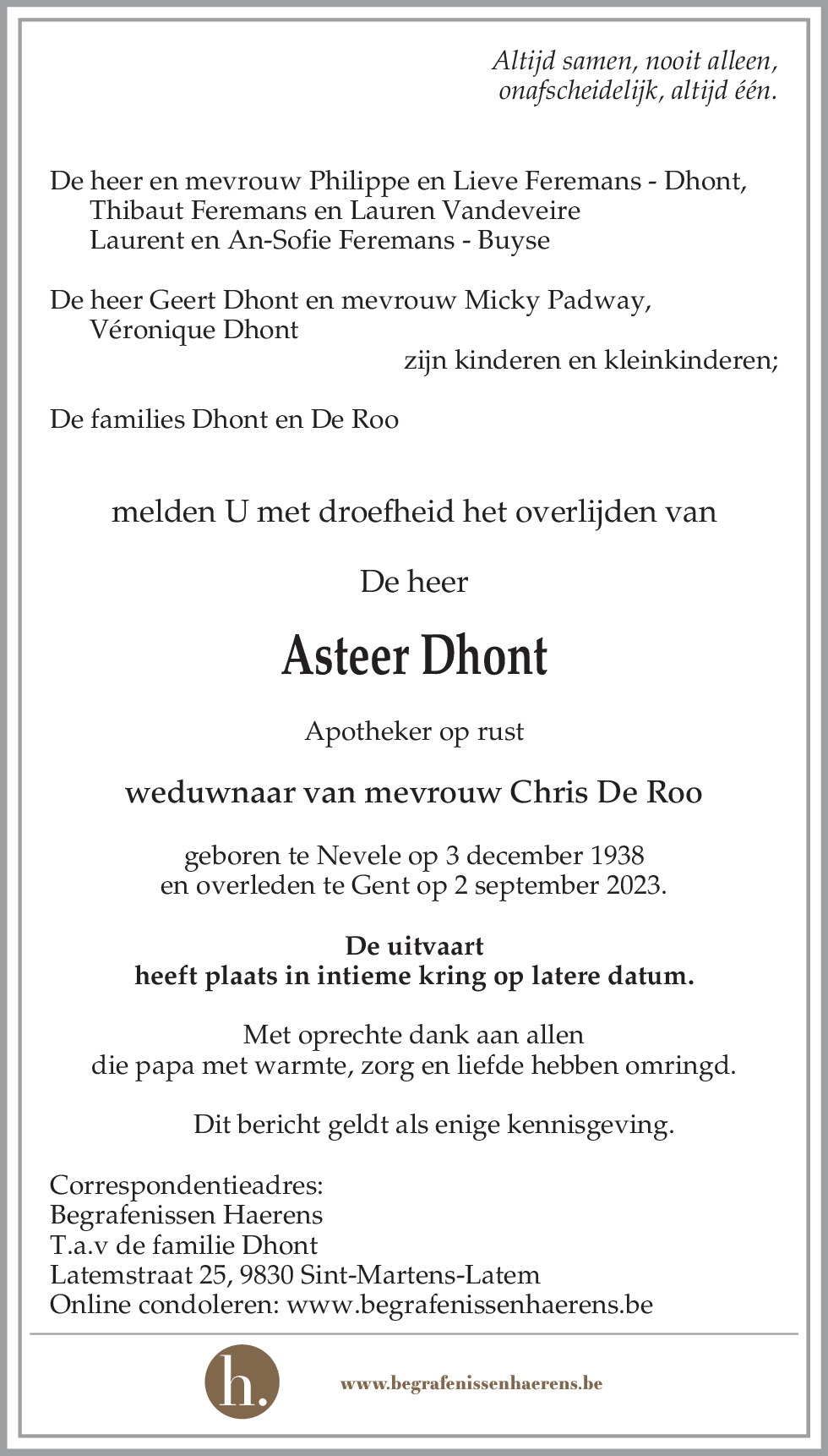 Asteer Dhont