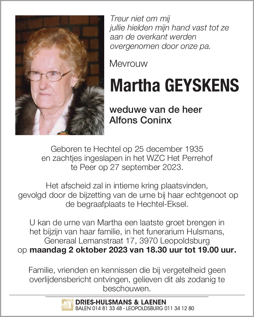 Bertha Geyskens