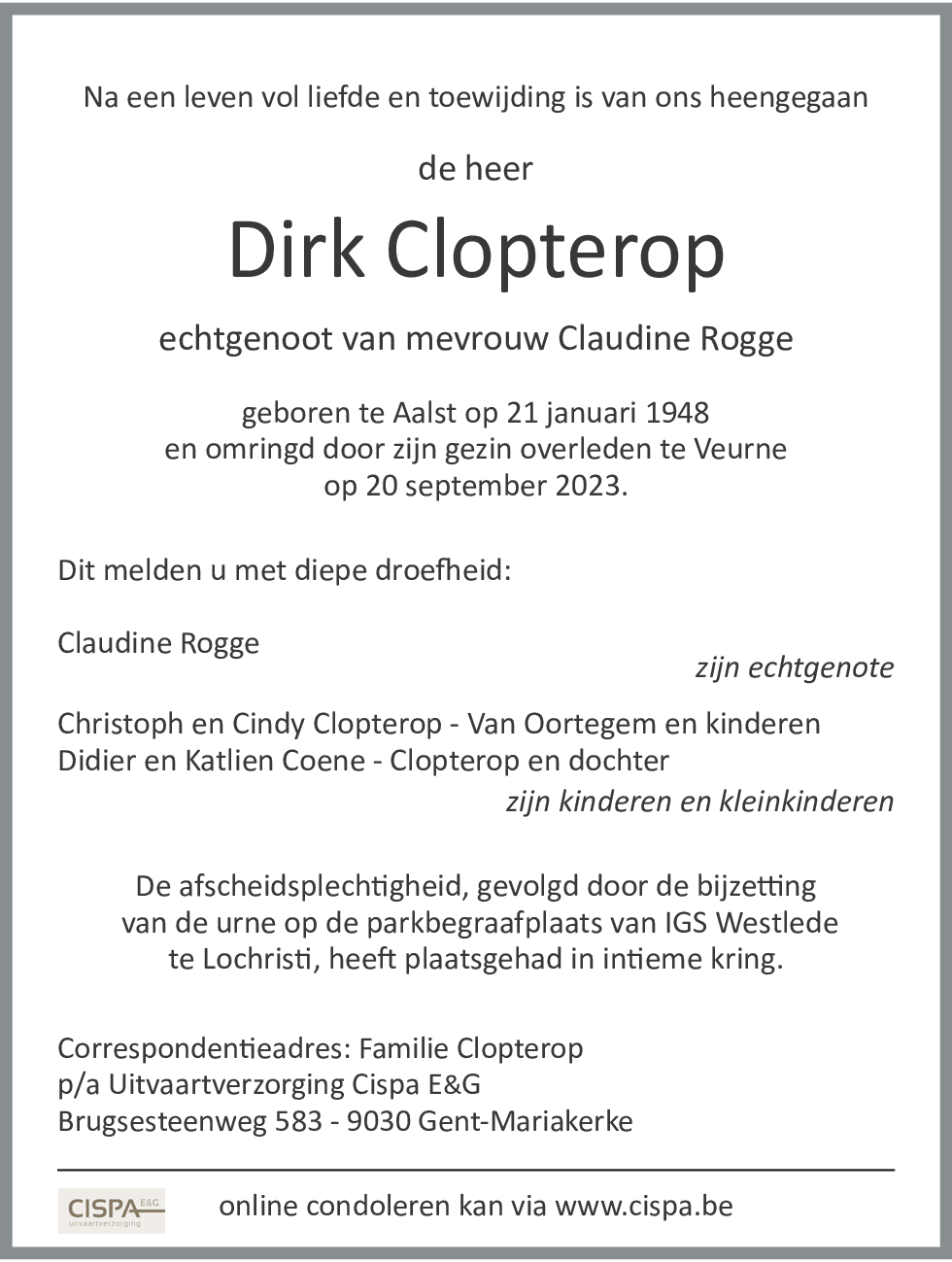 Dirk Clopterop