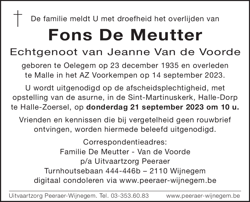 Fons De Meutter