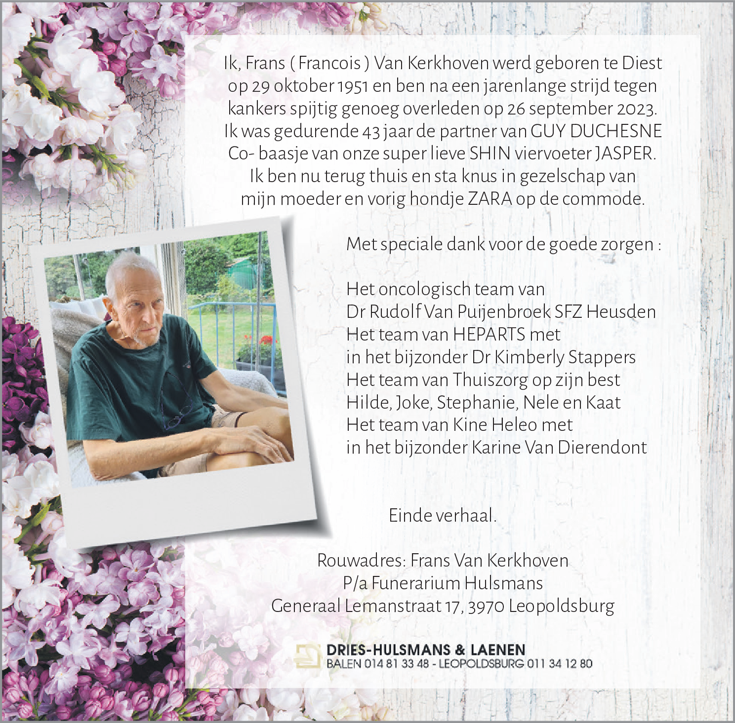 Francois van Kerkhoven