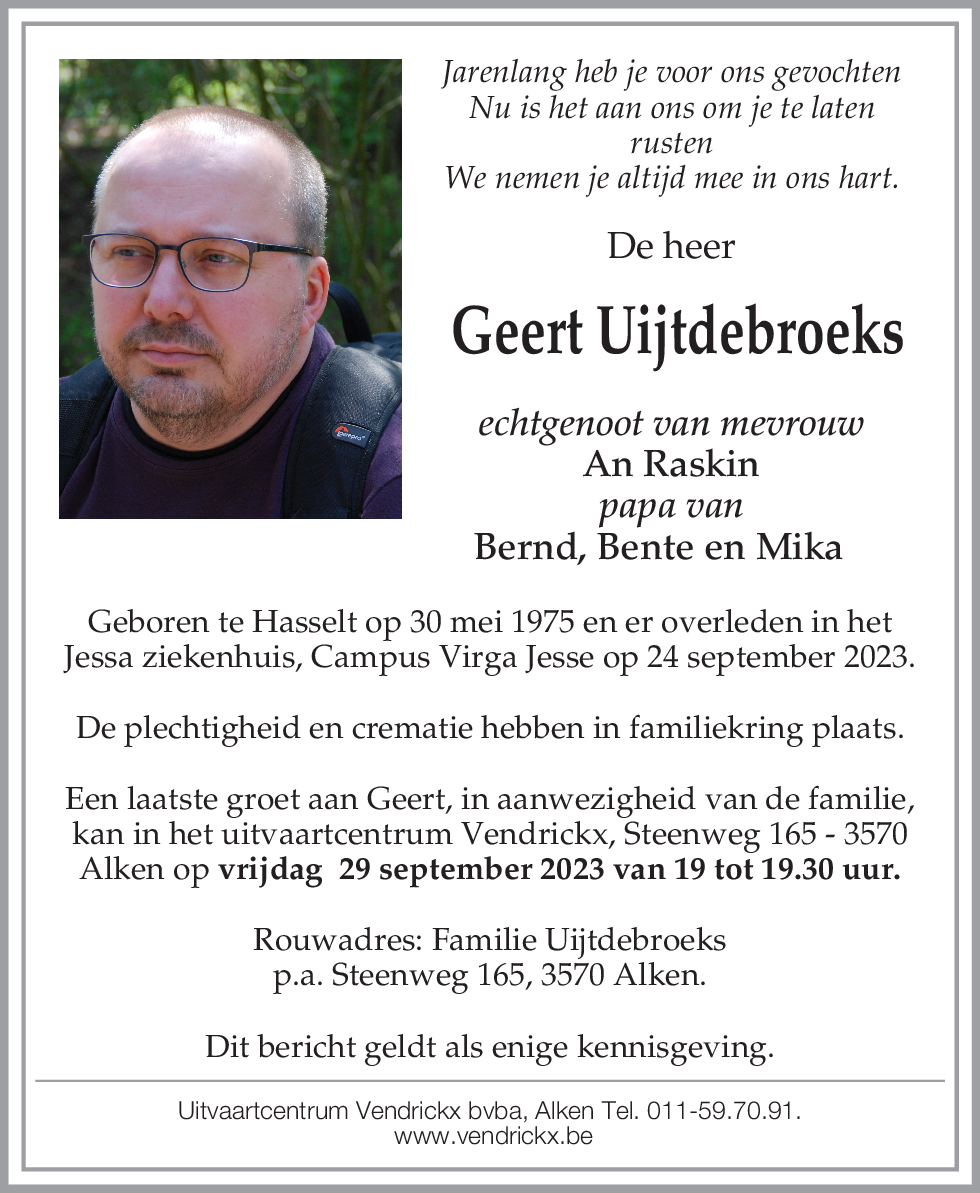 Geert Uijtdebroeks