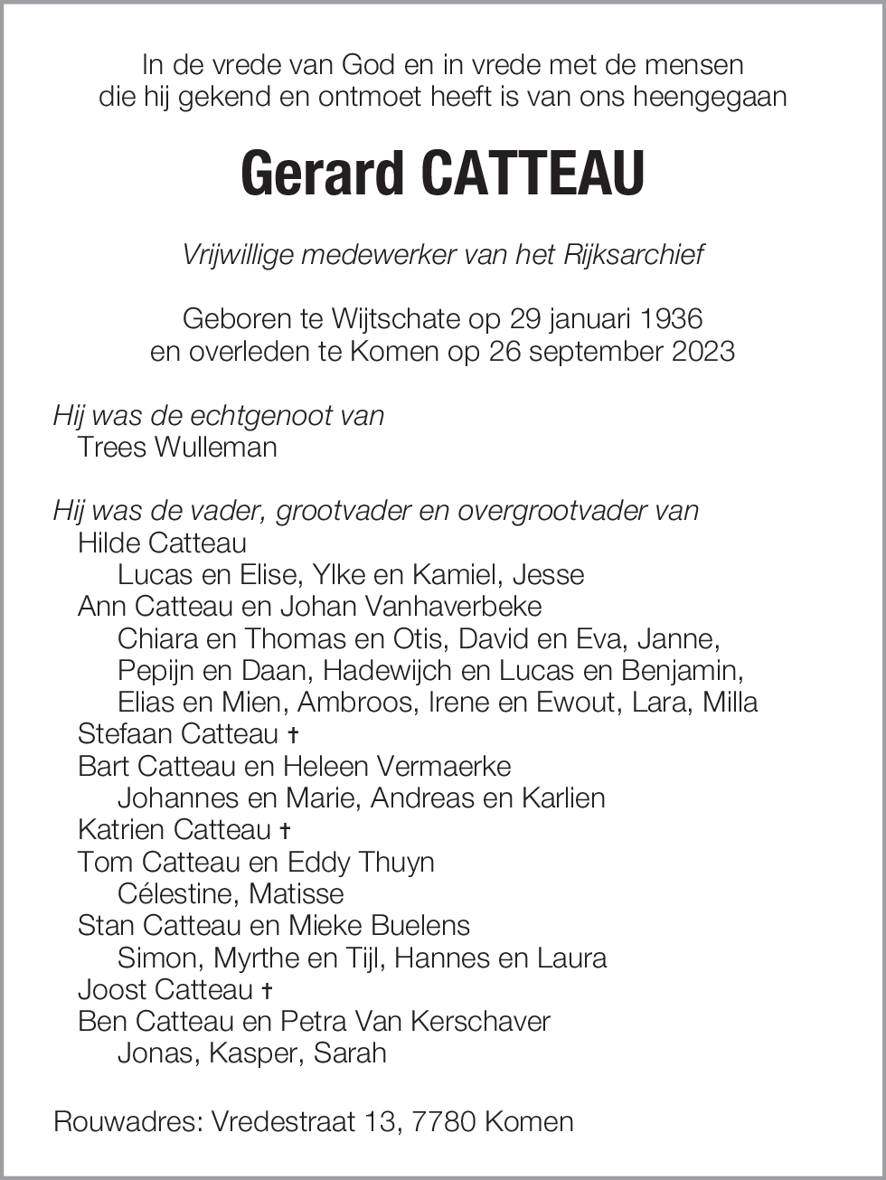Gerard Catteau