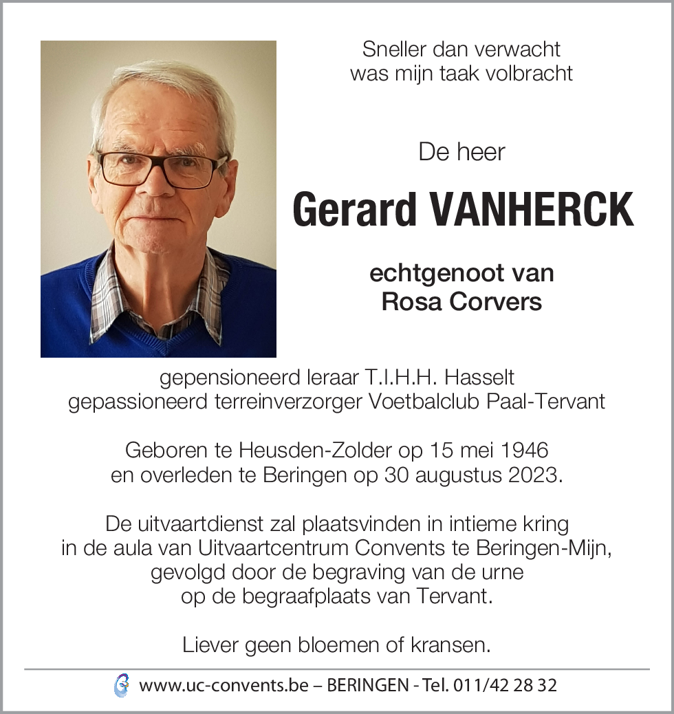 Gerard Vanherck