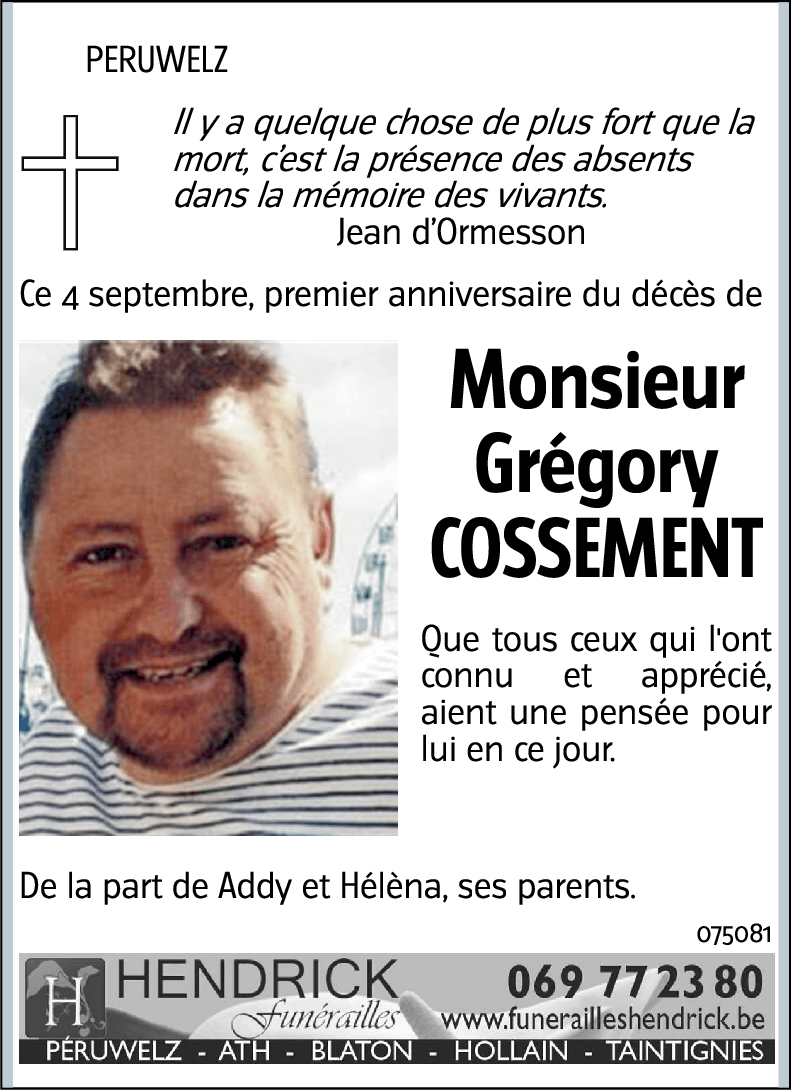 Grégory COSSEMENT