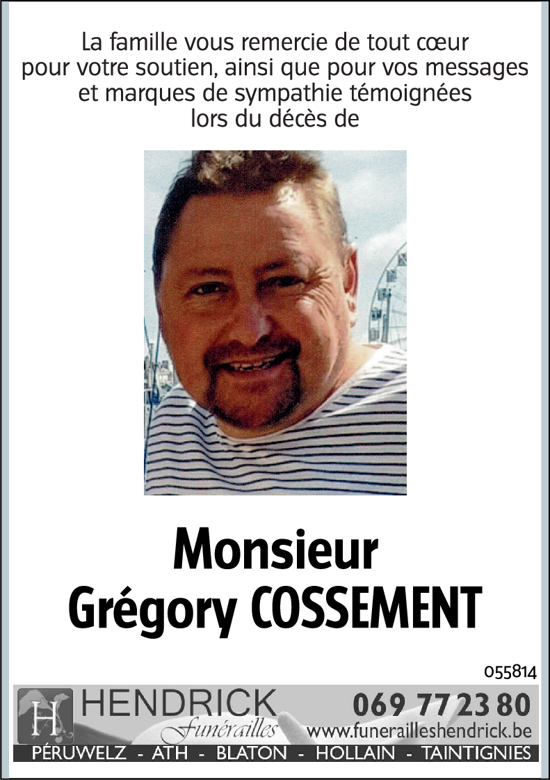 Grégory COSSEMENT