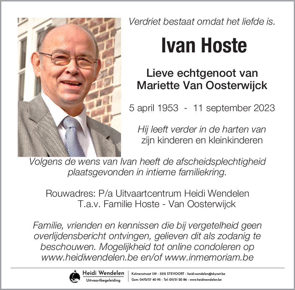 Ivan Hoste