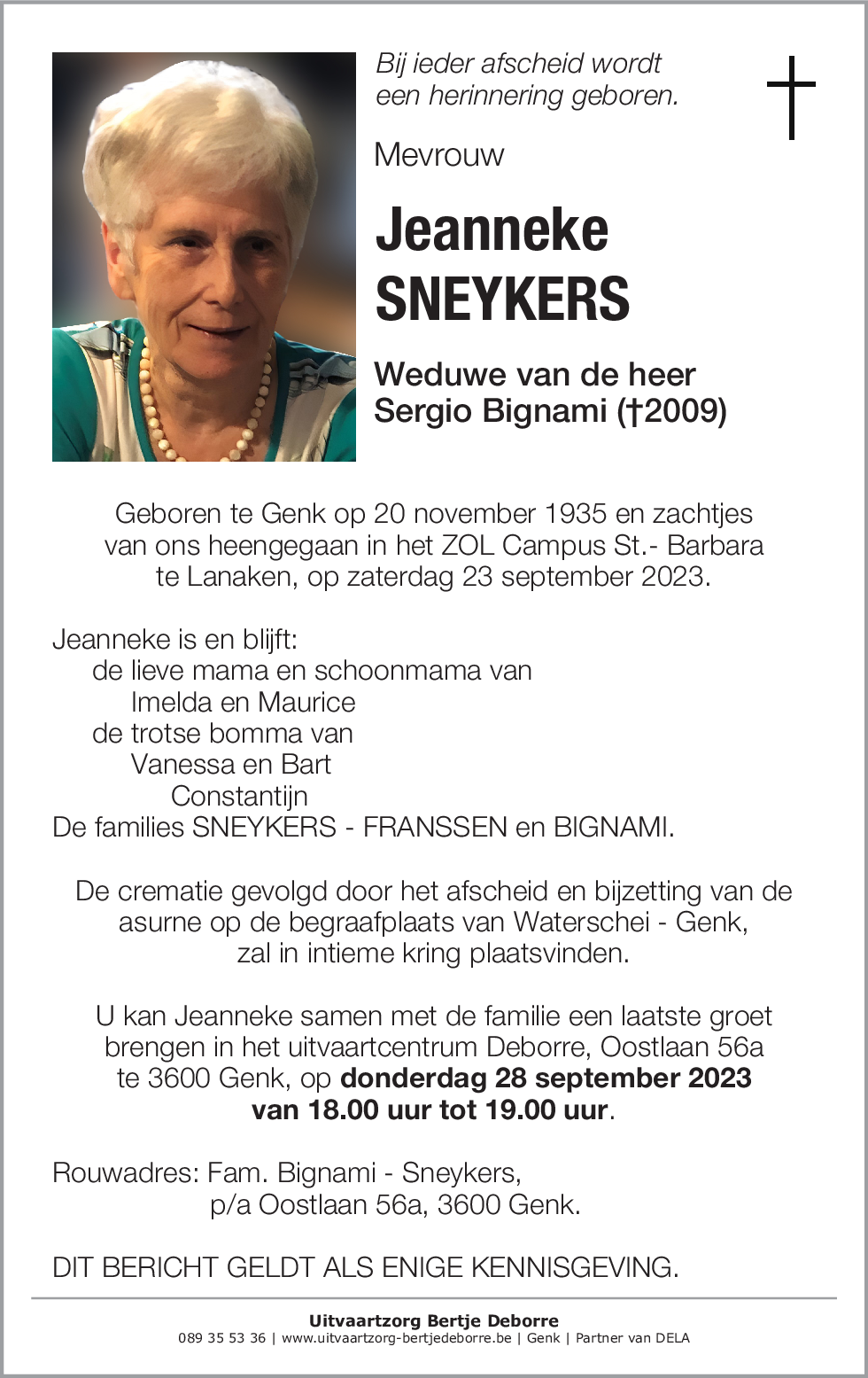 Jeanneke Sneykers