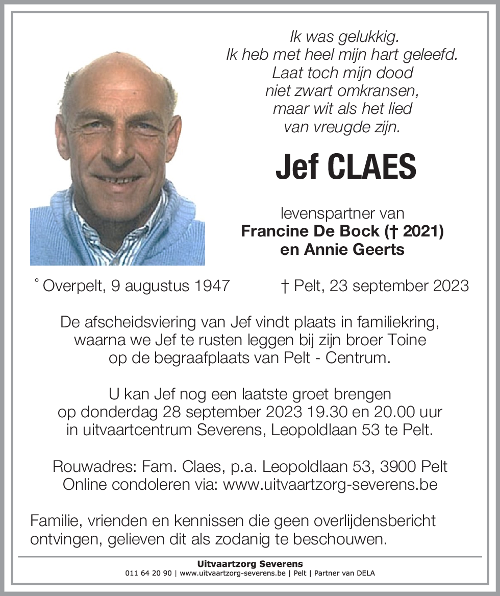 Jef Claes