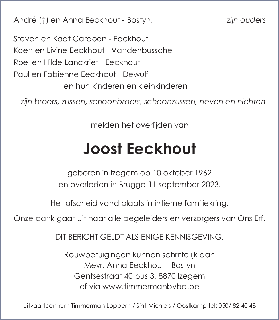 Joost Eeckhout