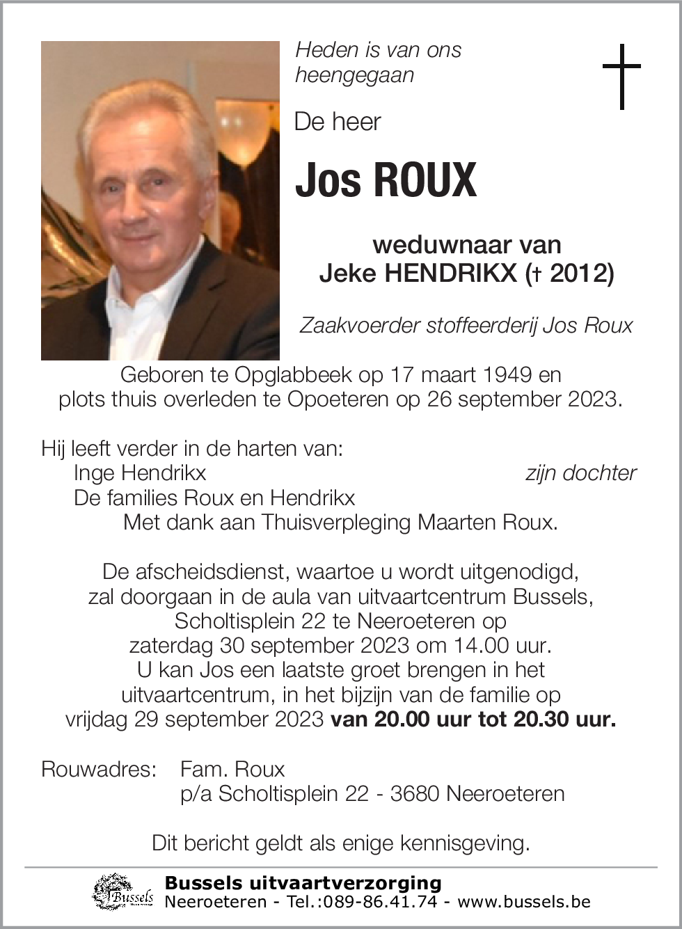 Jos ROUX