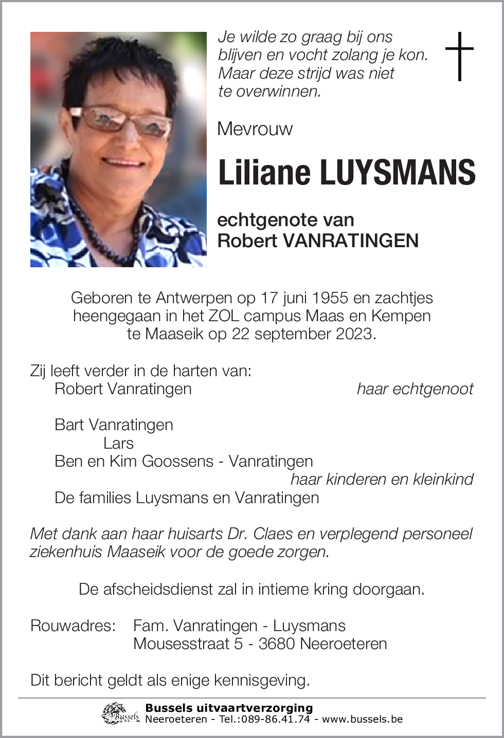 Liliane LUYSMANS