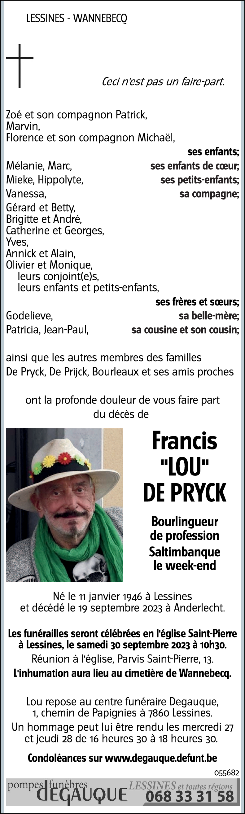 Lou DE PRYCK