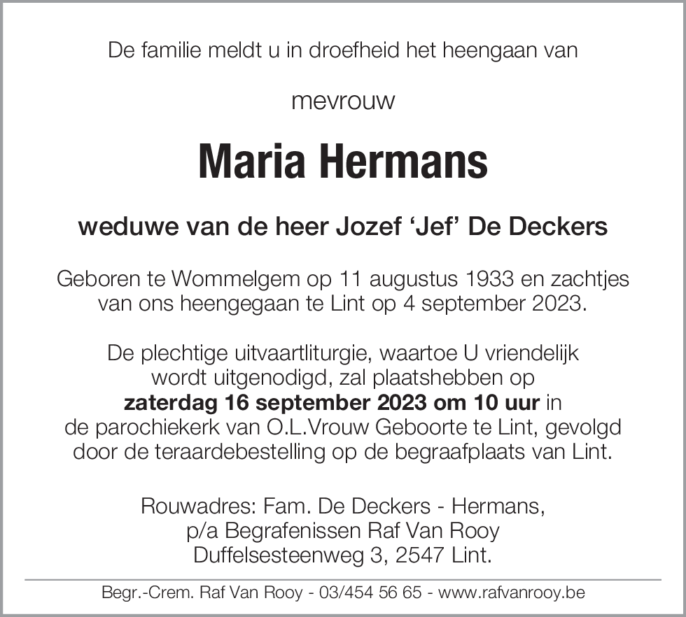 Maria Hermans