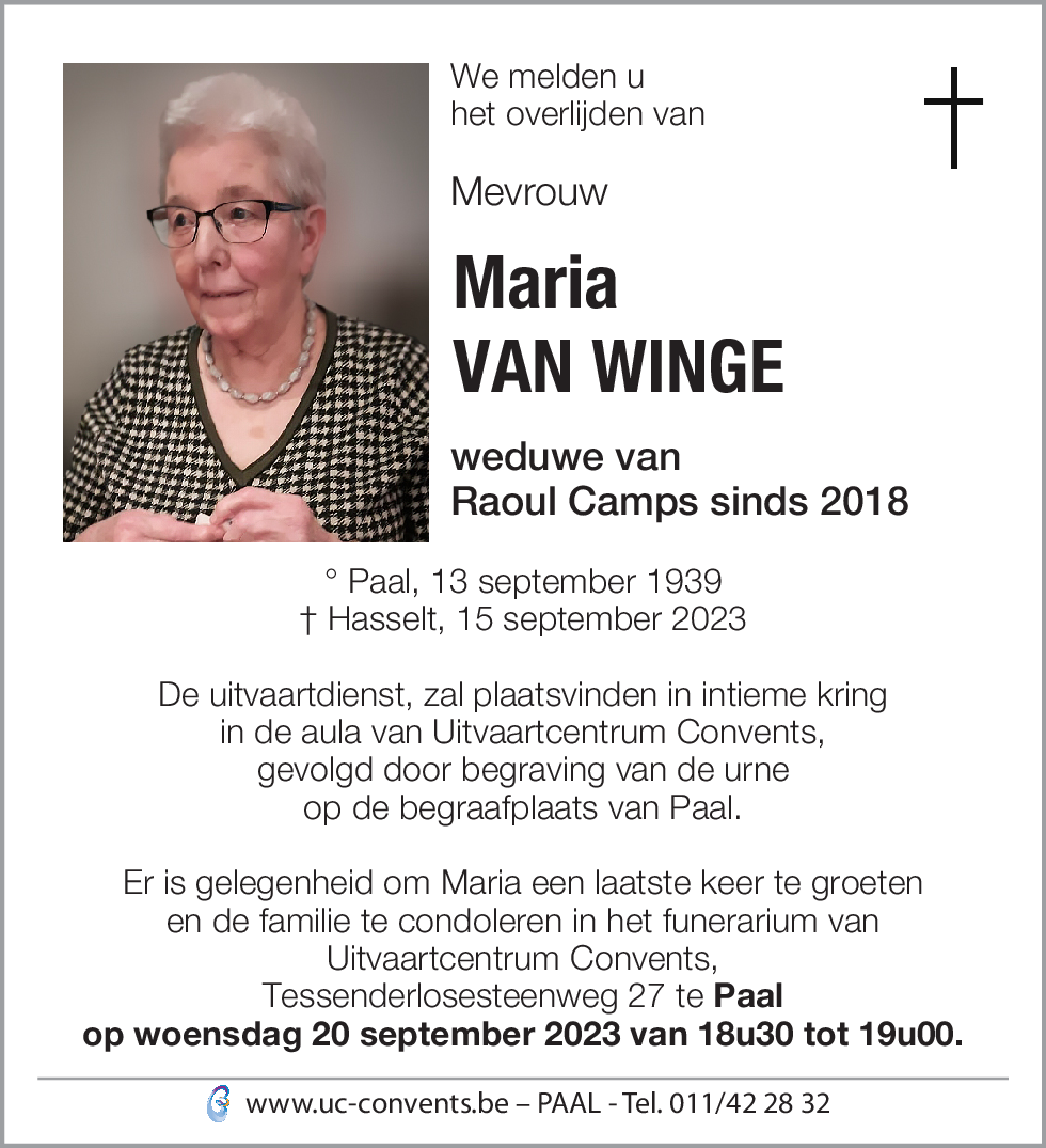 Maria Van Winge