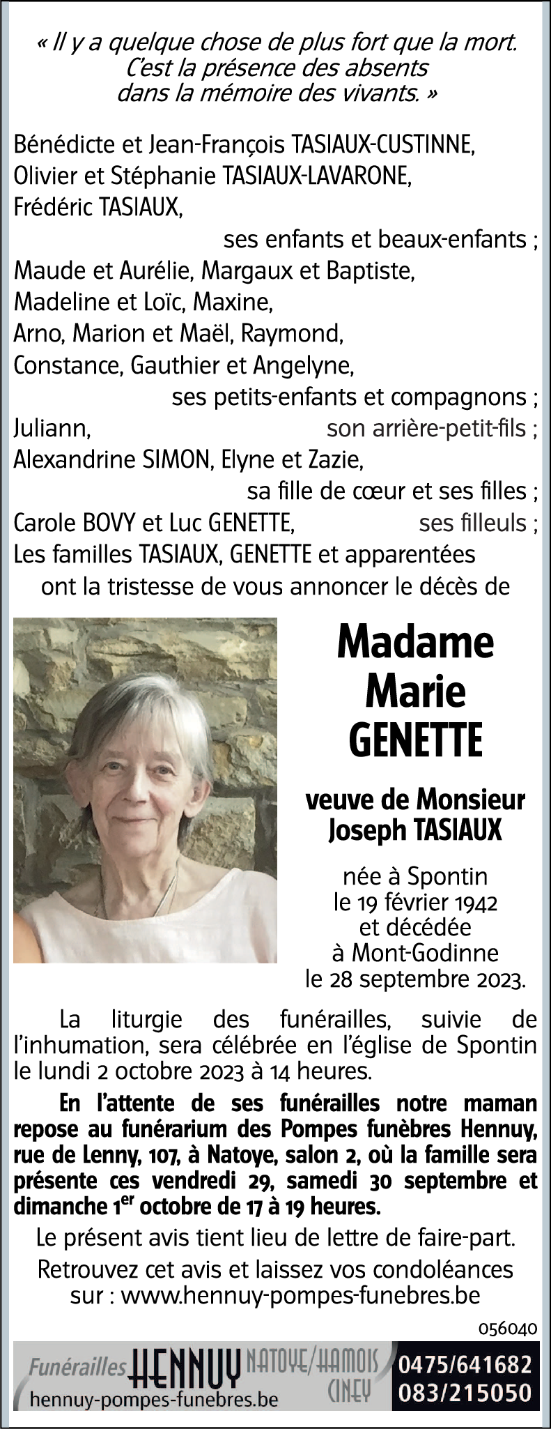Marie GENETTE