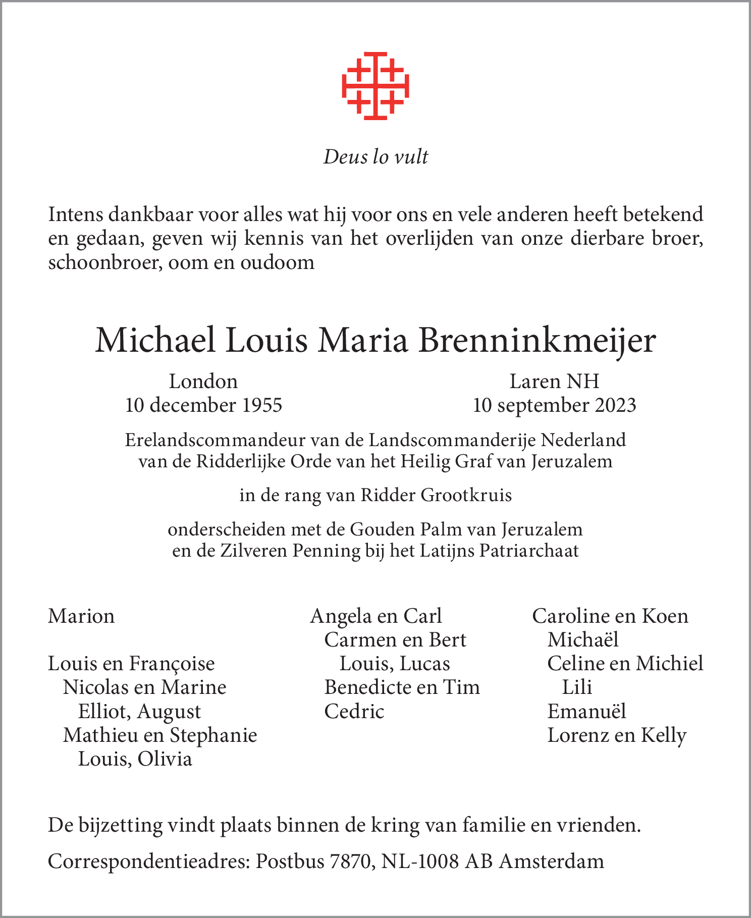 Michael Louis Maria Brenninkmeijer