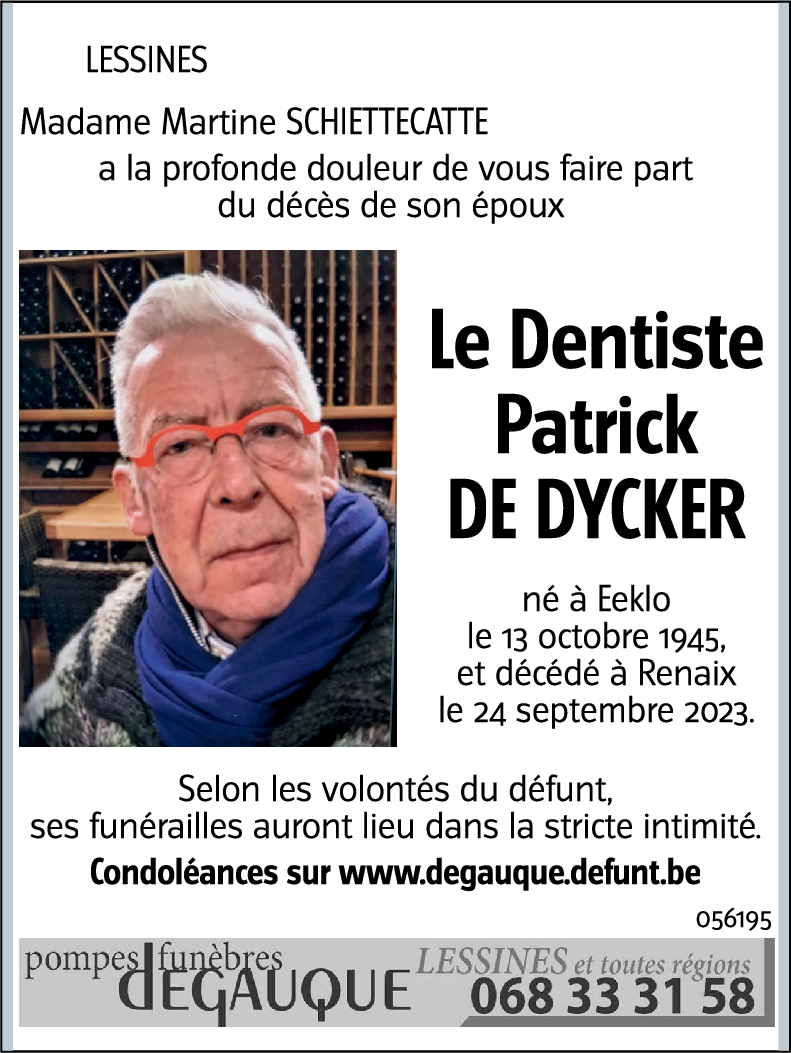 Patrick DE DYCKER