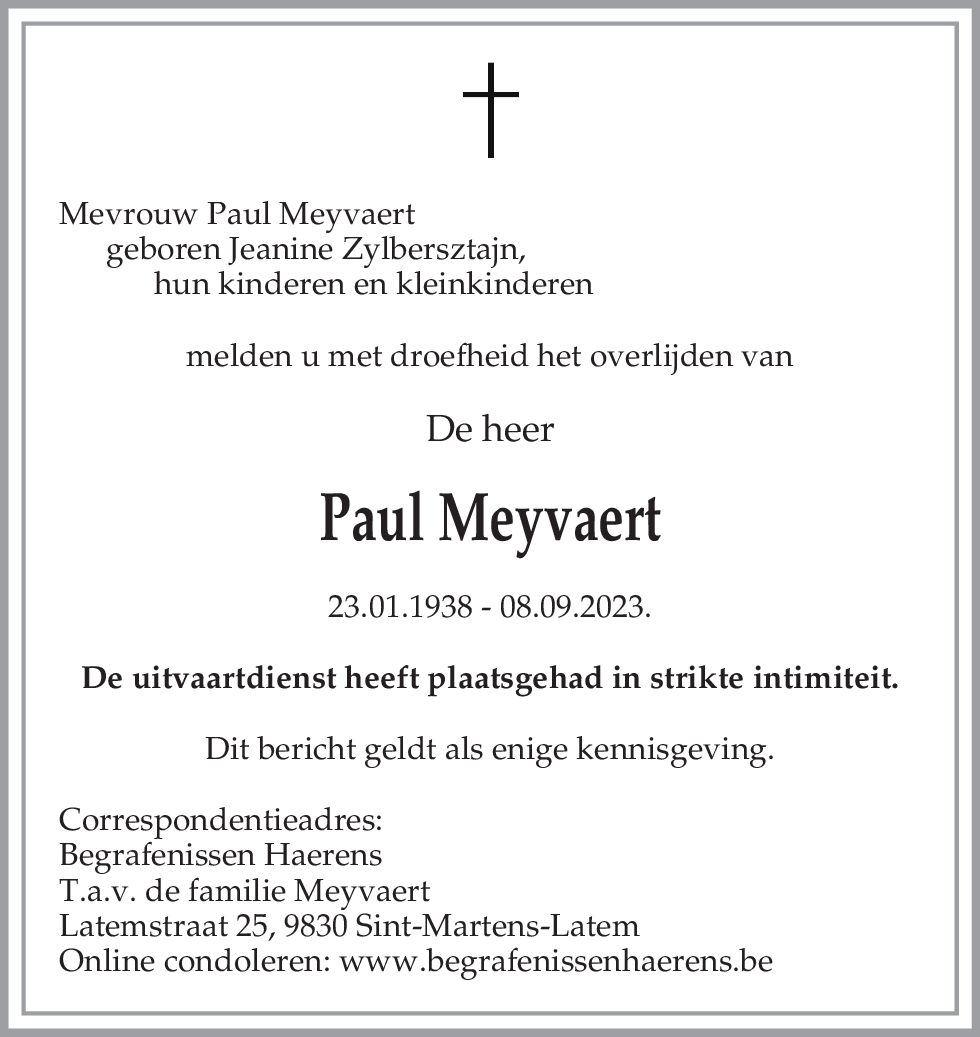 Paul Meyvaert