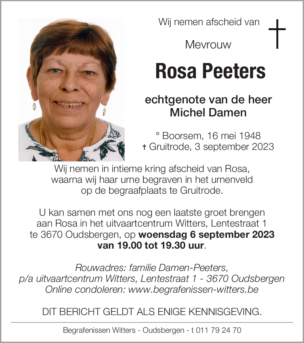 Rosa Peeters