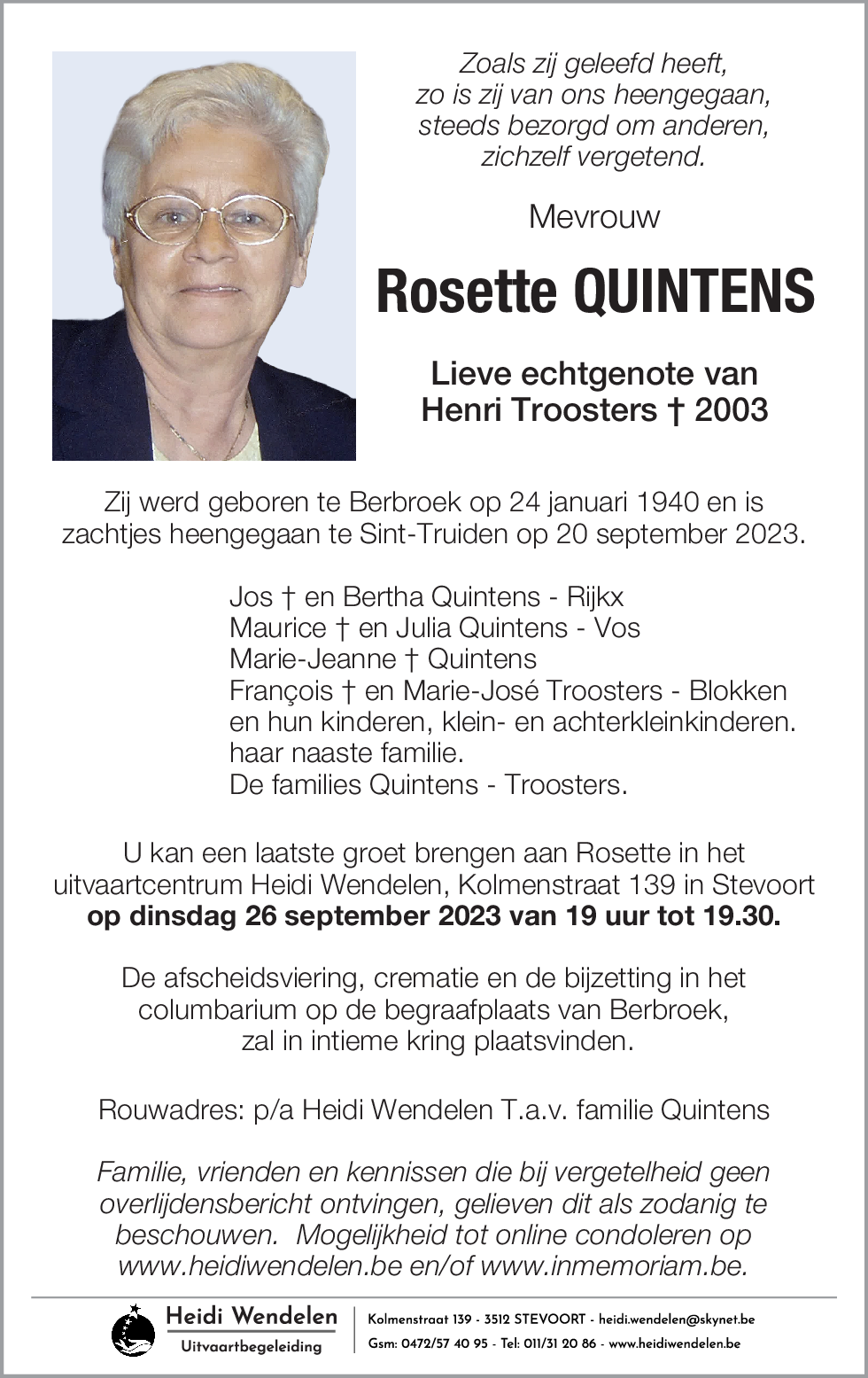 Rosette Quintens