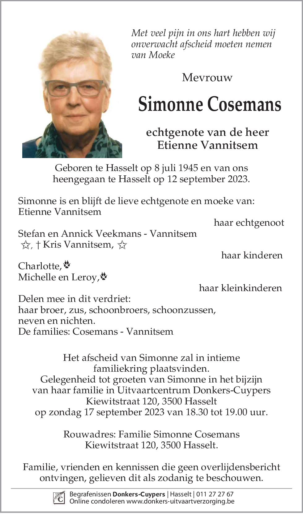 Simonne Cosemans