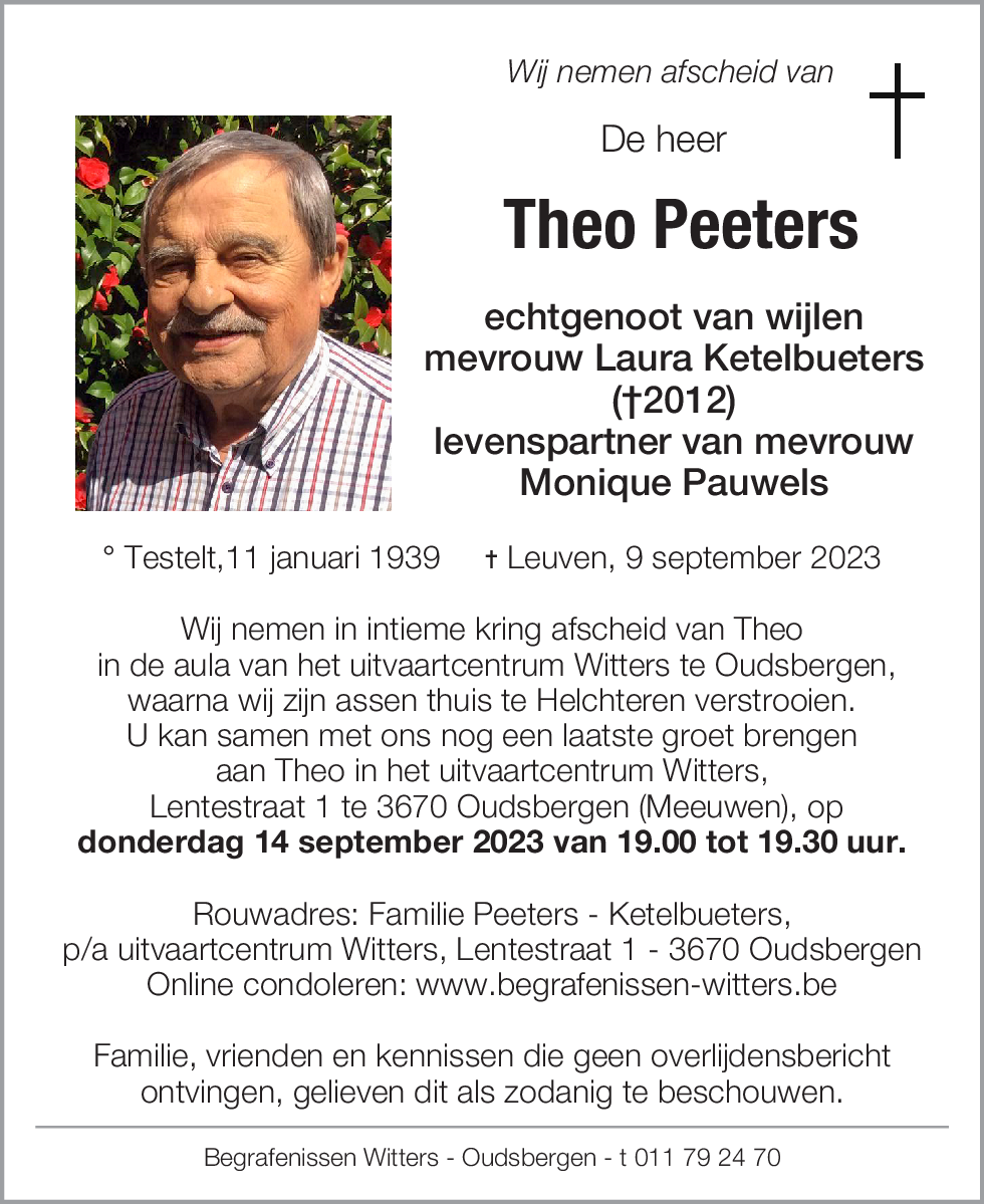 Theo Peeters