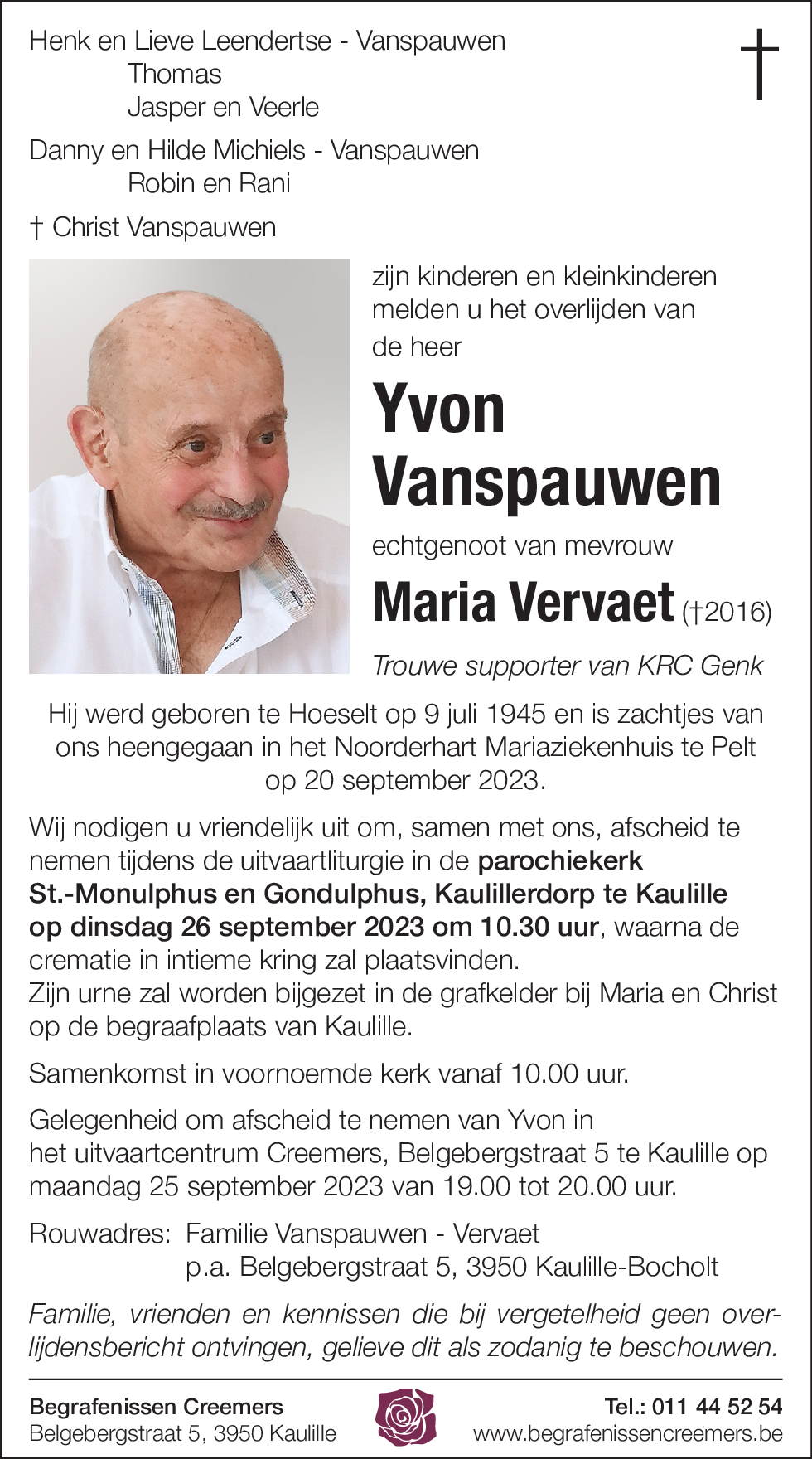 Yvon Vanspauwen