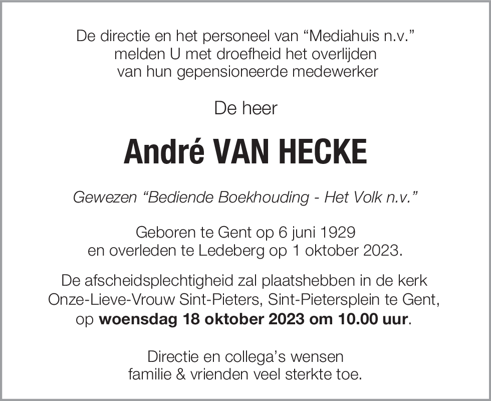 André Van Hecke