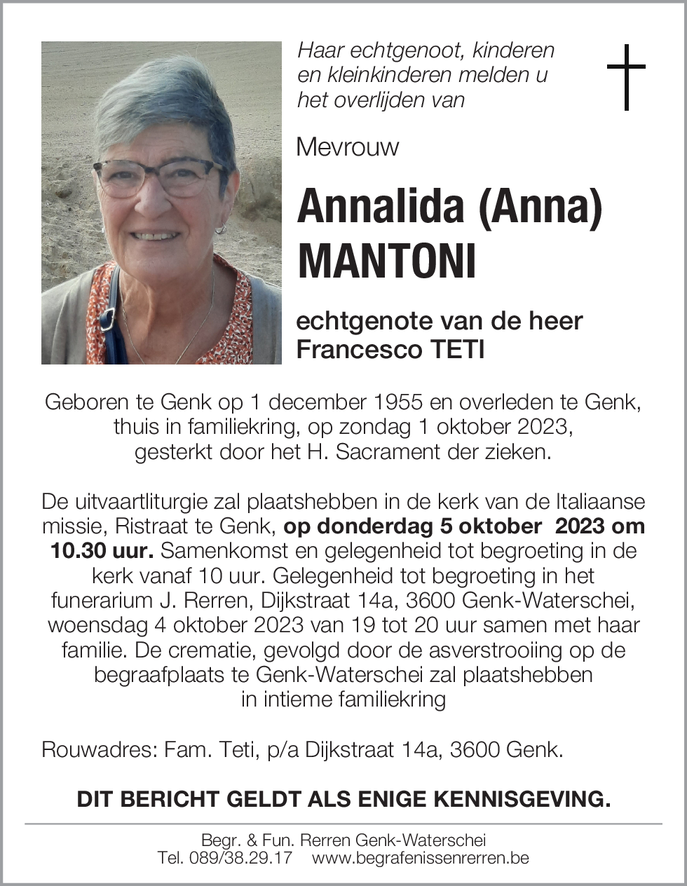 Annalida MANTONI