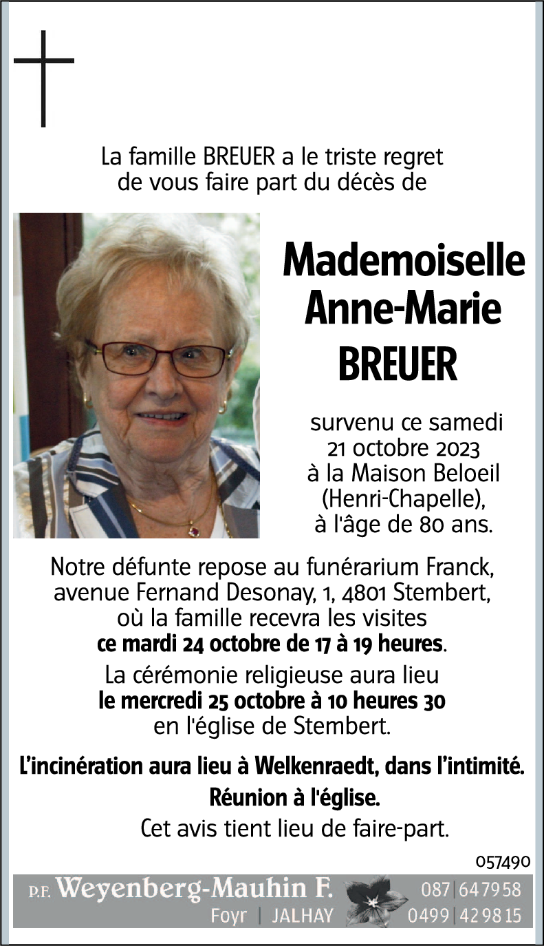 Anne-Marie BREUER