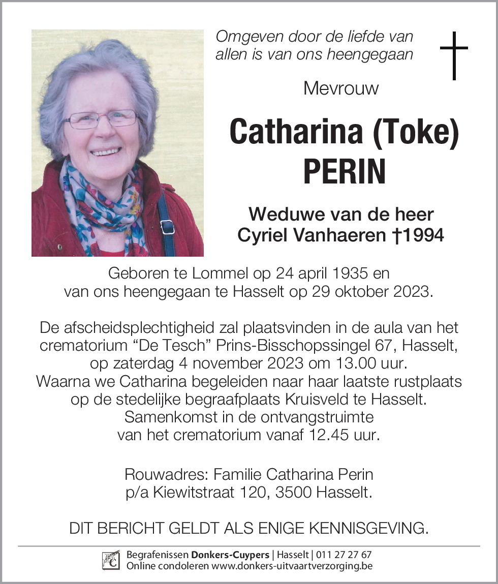 Catharina (Toke) Perin