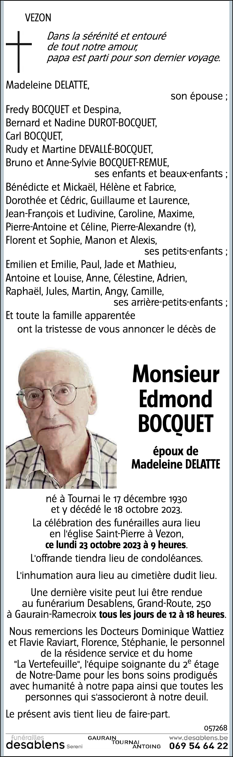 Edmond BOCQUET